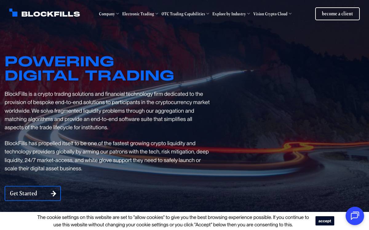 Balmoral BlockFills Fund website preview