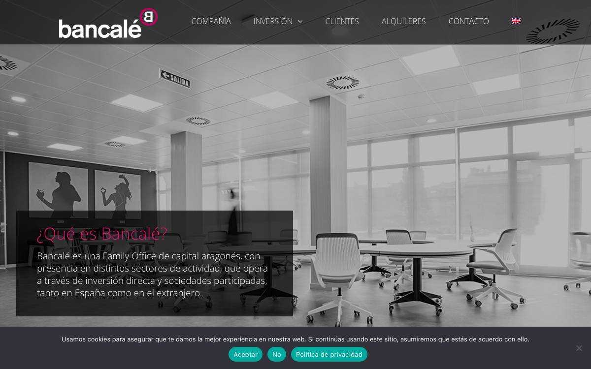 Bancalé website preview