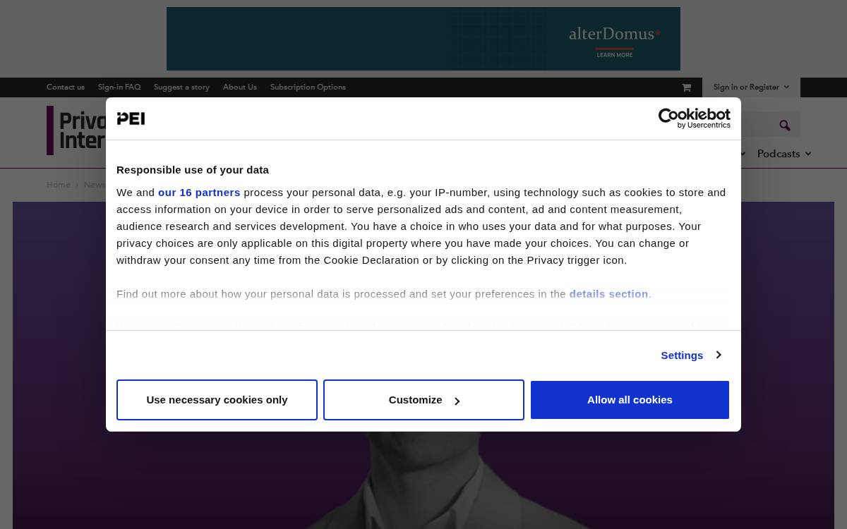 Bancoldex website preview