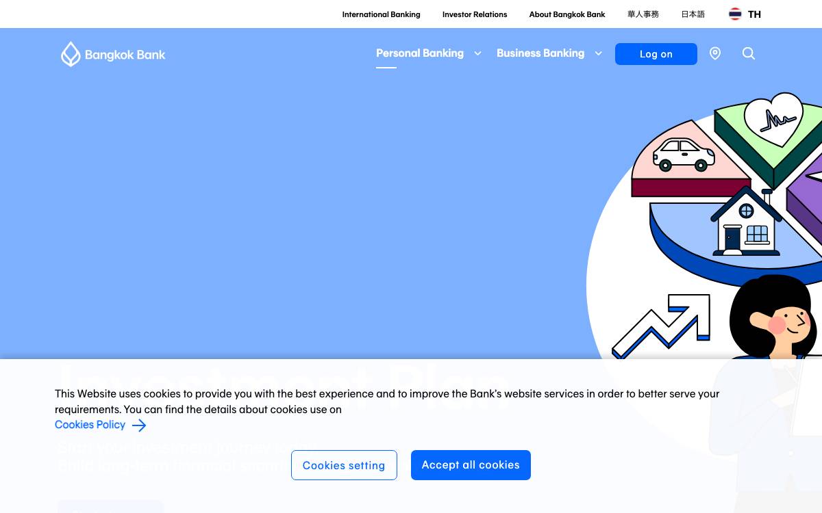 Bangkok Bank website preview