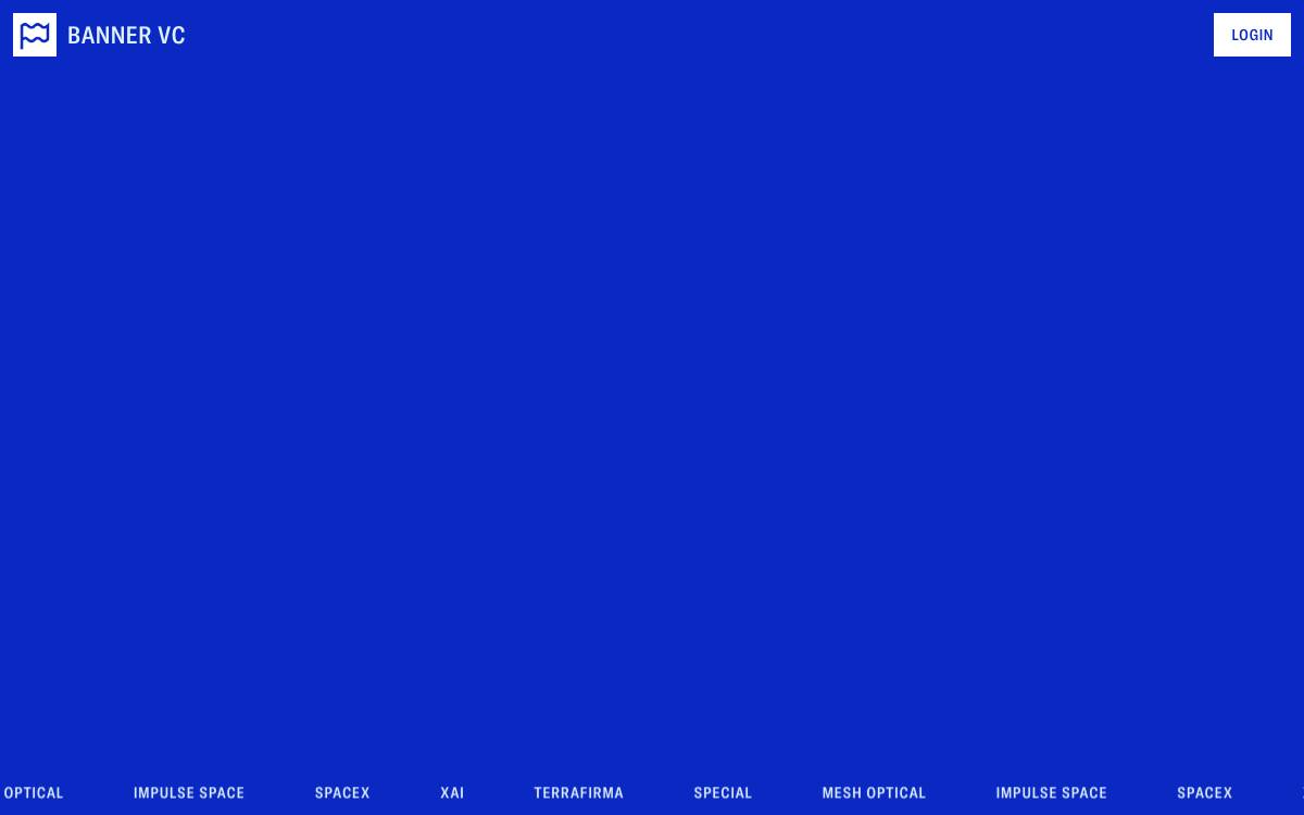 Banner VC website preview