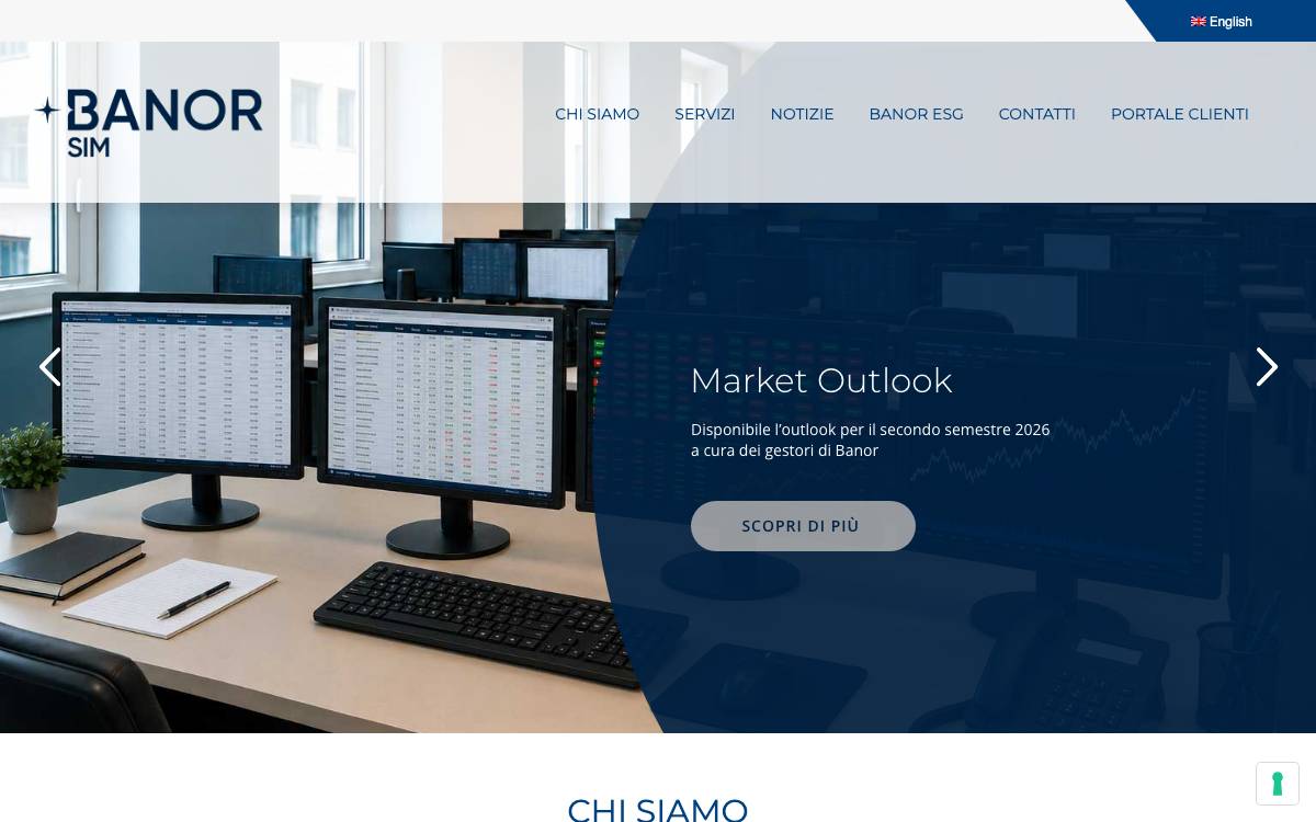 Banor SIM — Family Office website preview