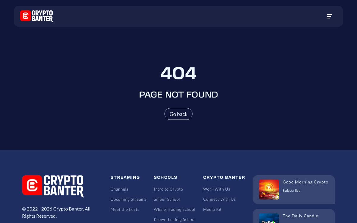 Banter Capital website preview