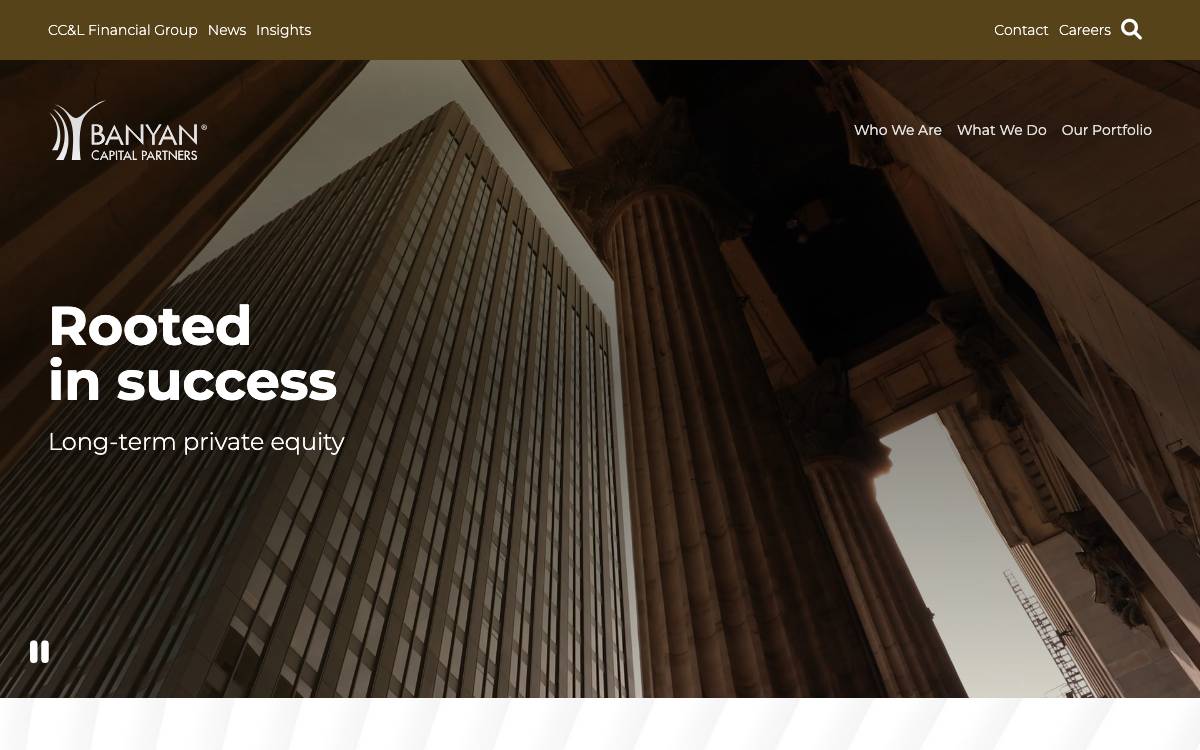 Banyan Capital Partners website preview
