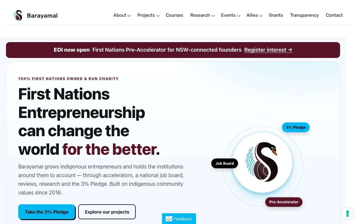 Barayamal website preview