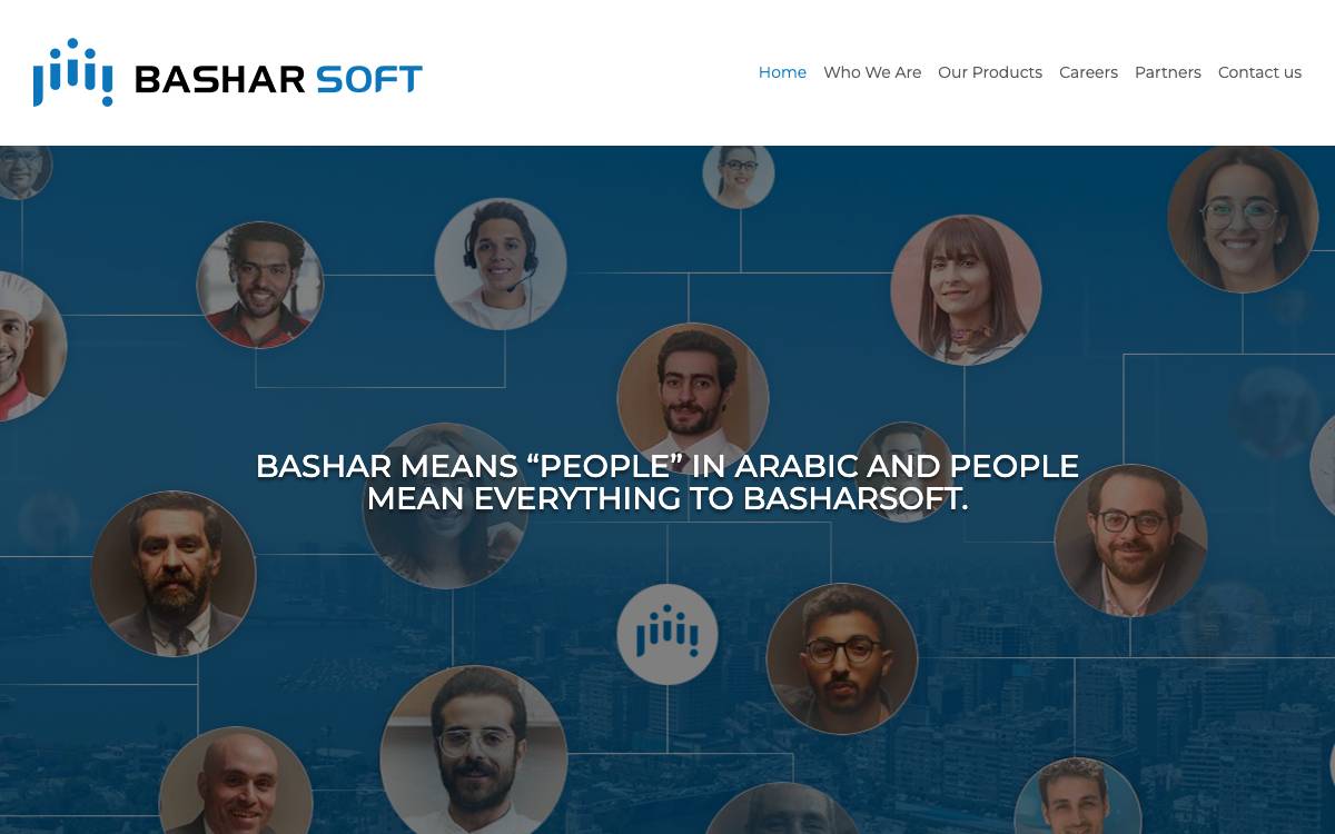 BasharSoft website preview