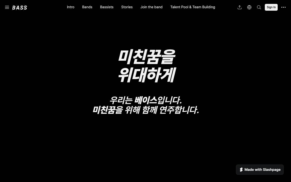 Bass Investment website preview