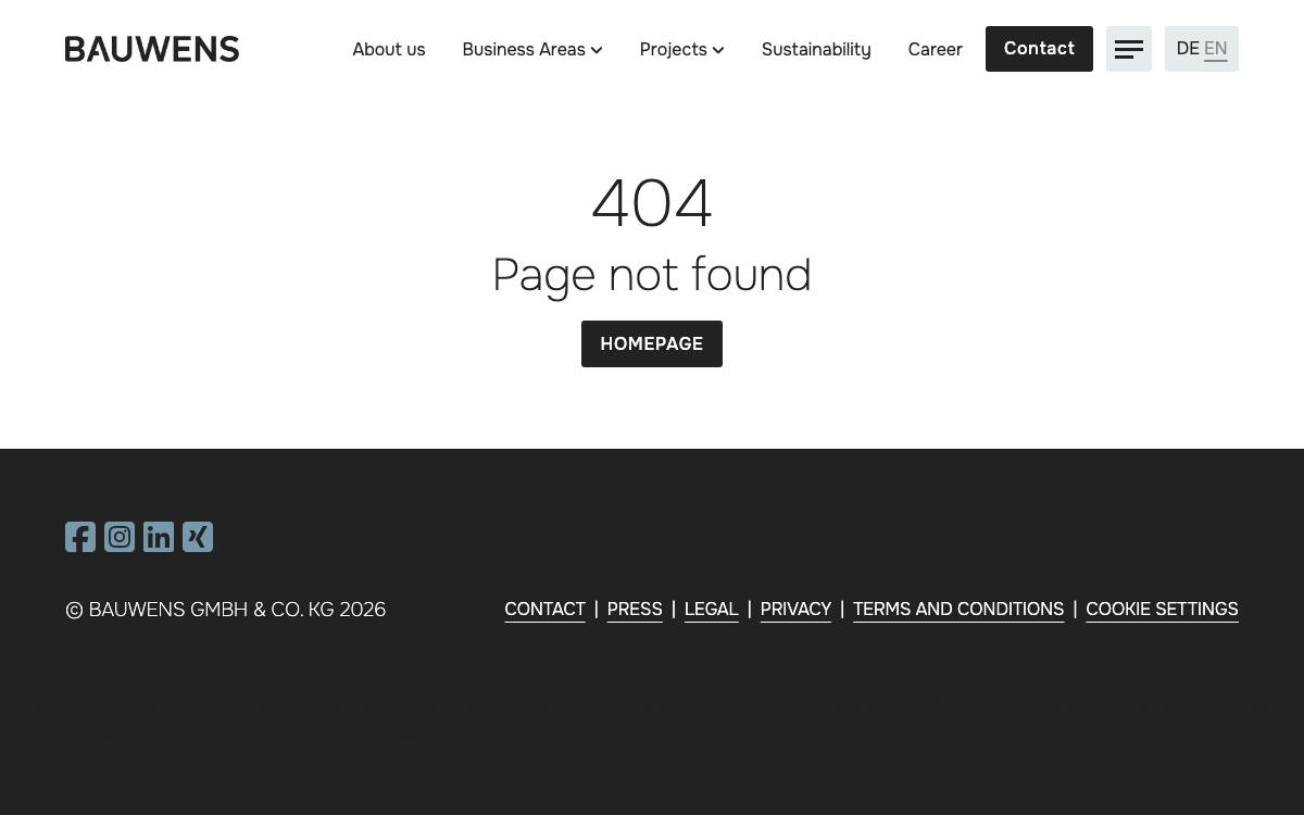 Bauwens Digital website preview