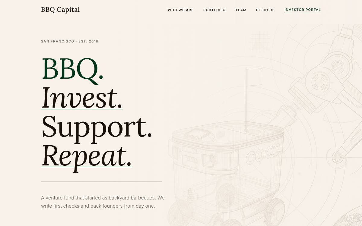 BBQ Capital website preview
