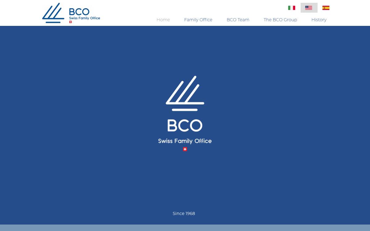 BCO Swiss Family Office SA website preview