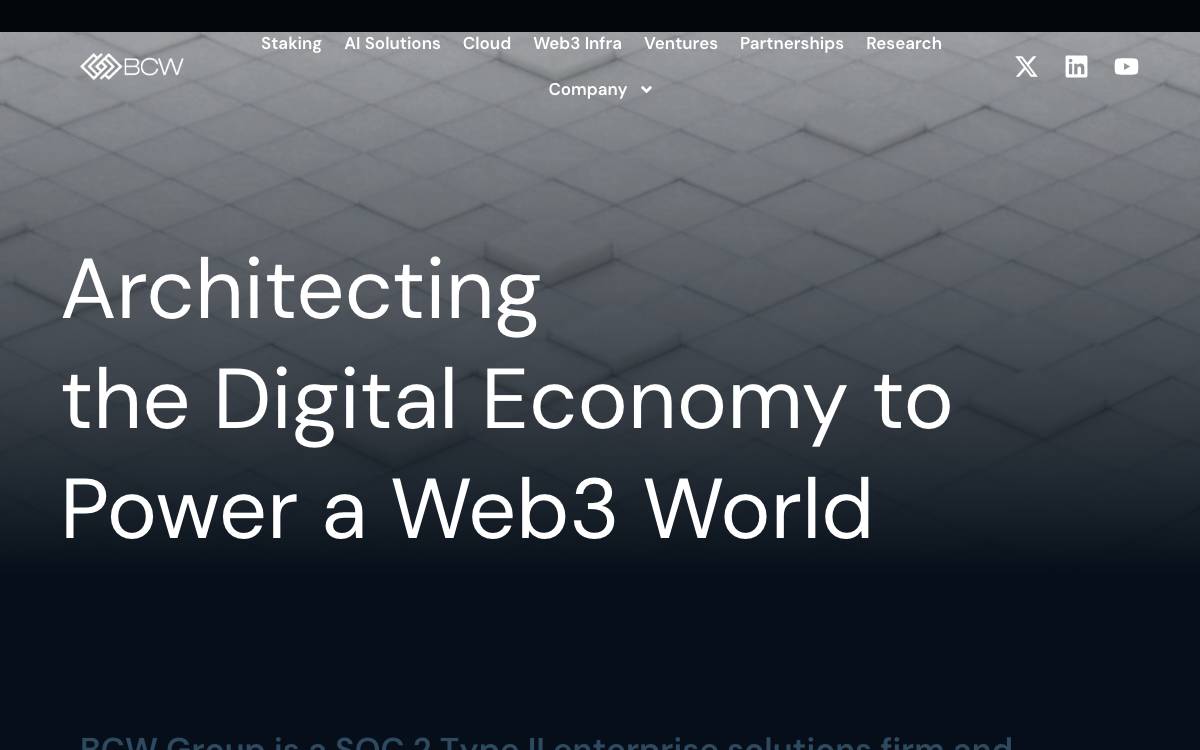 BCW Group website preview