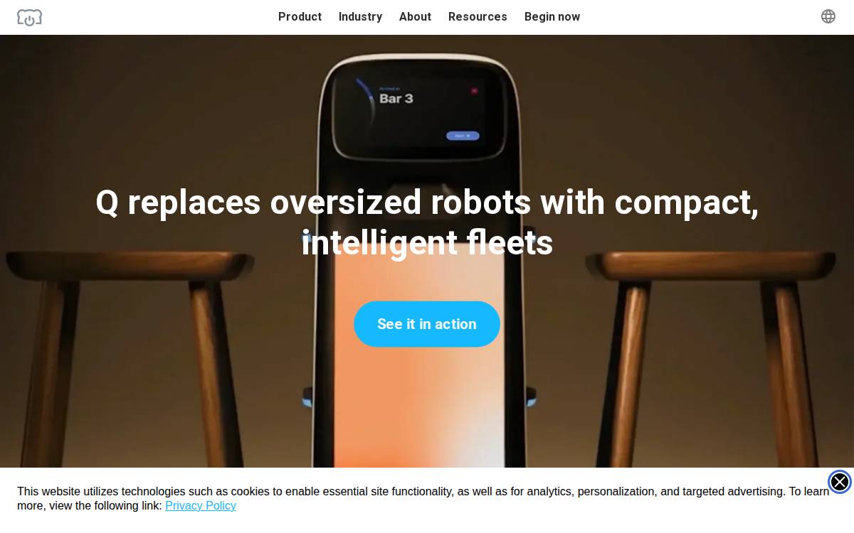Bear Robotics website preview