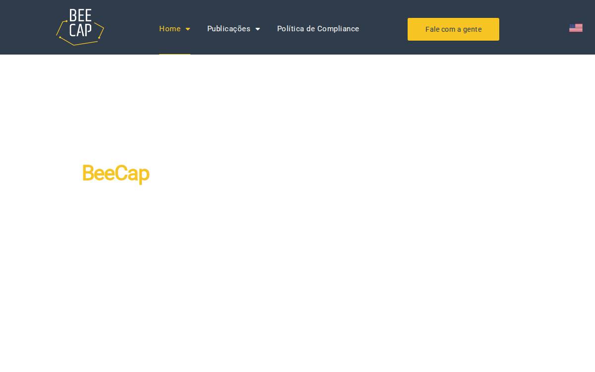 BeeCap website preview