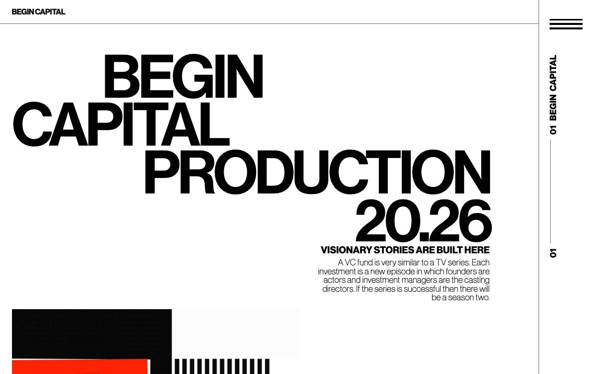 Begin Capital website preview