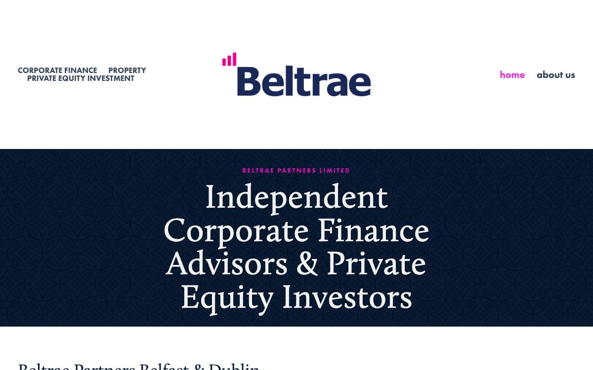 Beltrae Partners website preview