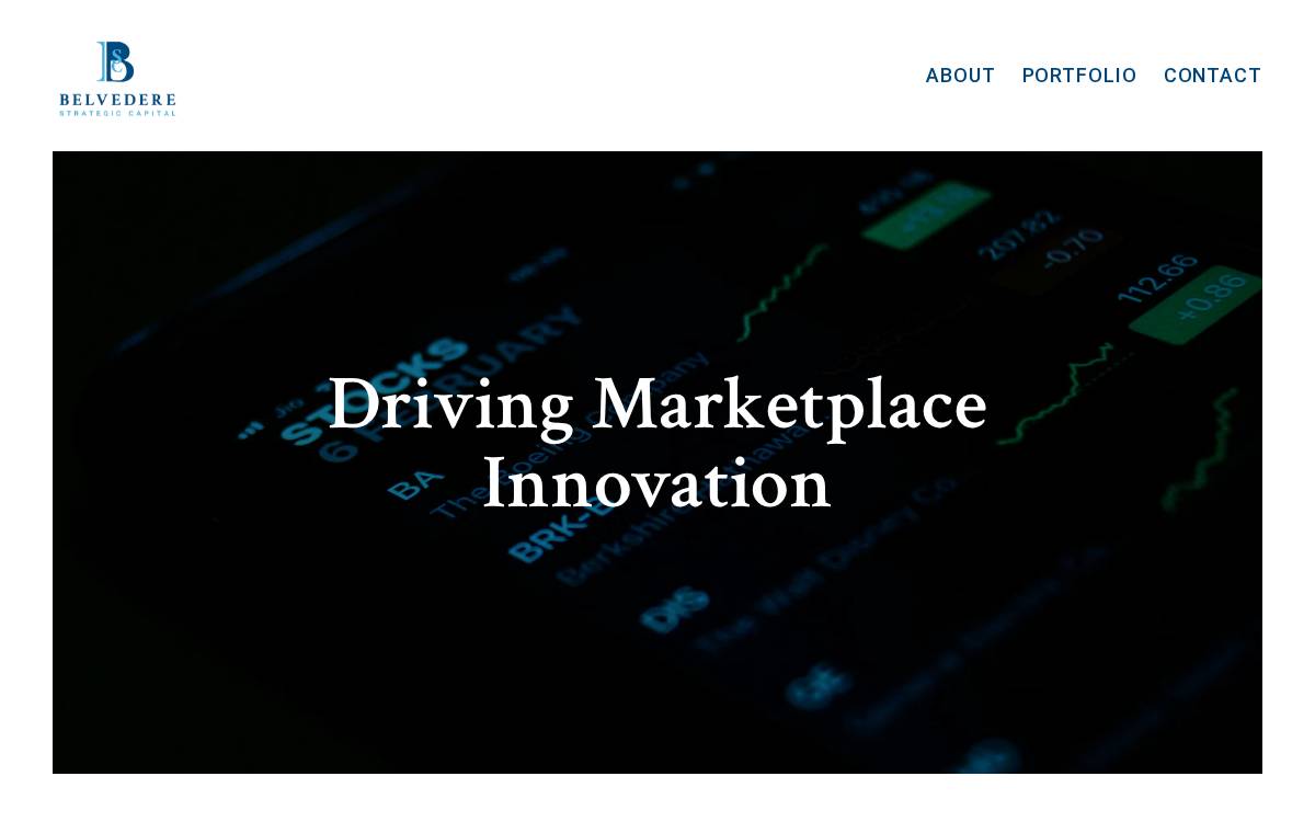 Belvedere Strategic Capital website preview