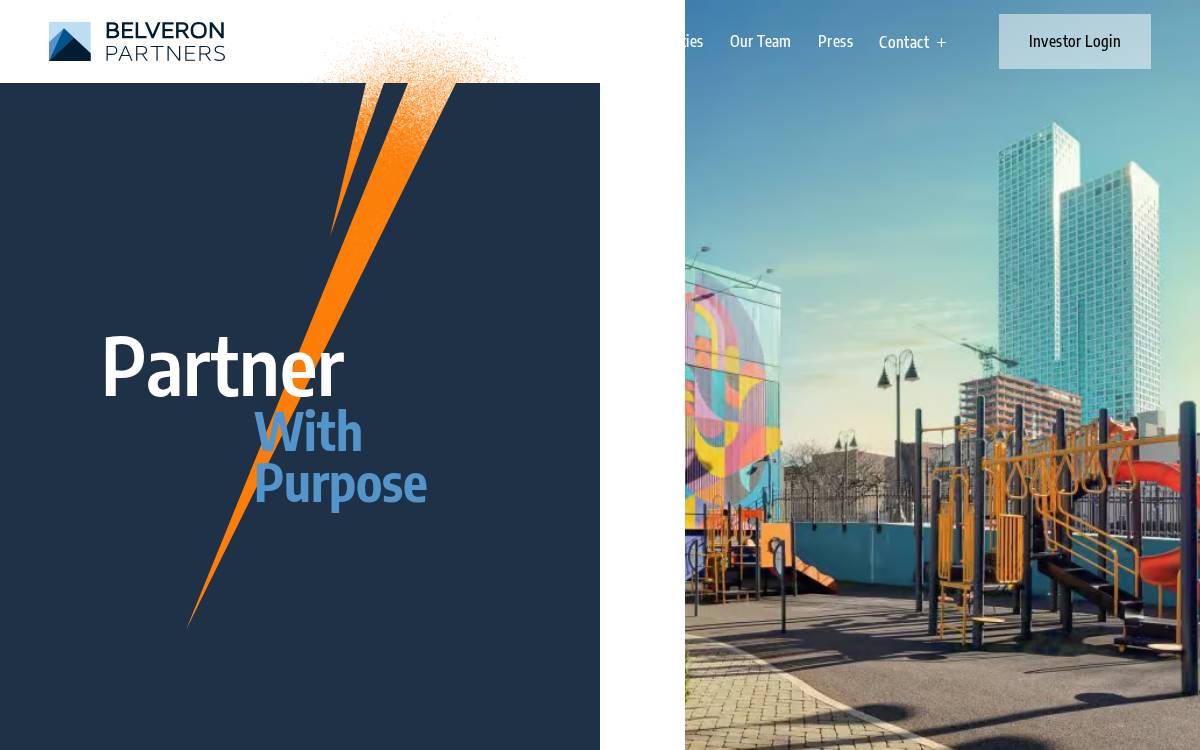 Belveron Partners website preview