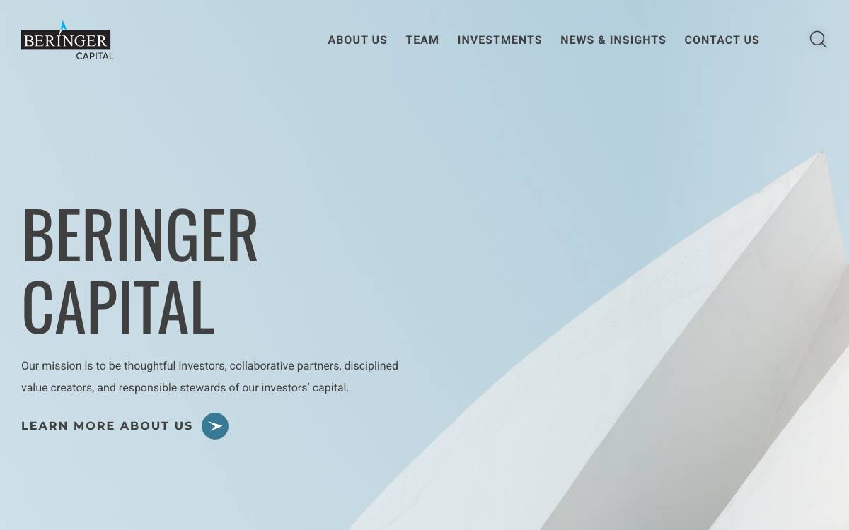Beringer Capital Partners Ltd. website preview