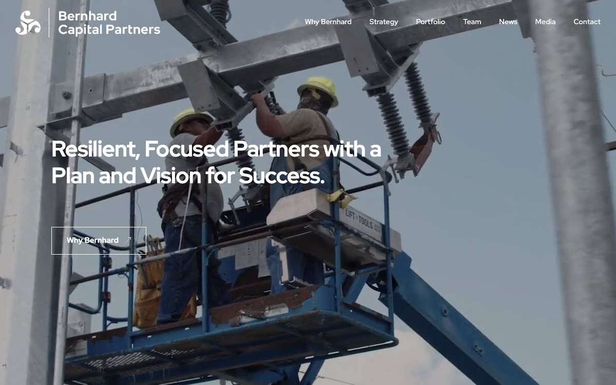 Bernhard website preview
