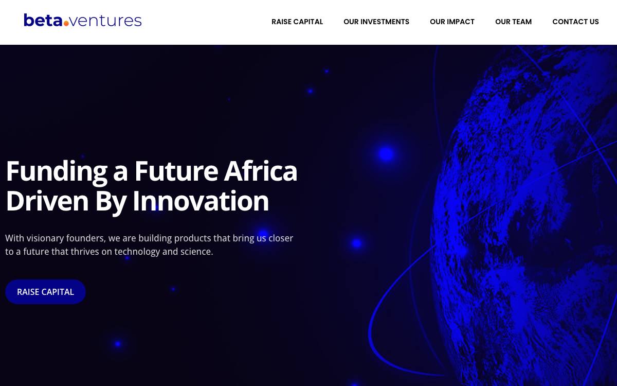 Beta.Ventures website preview