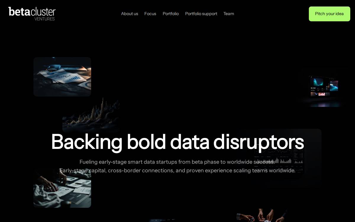betacluster Ventures website preview