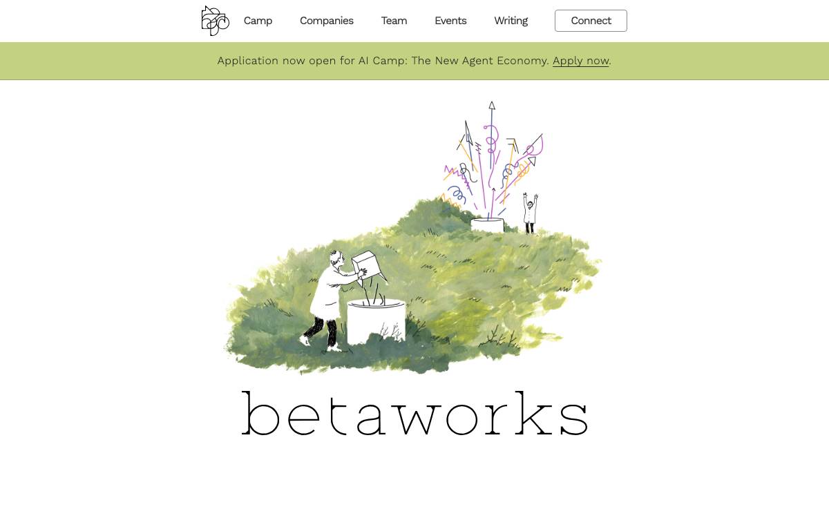 Betaworks website preview