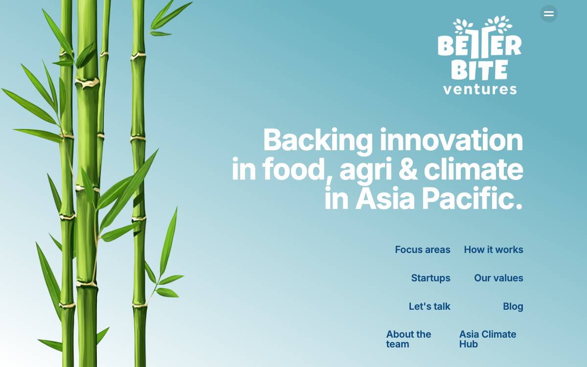 Better Bite Ventures website preview