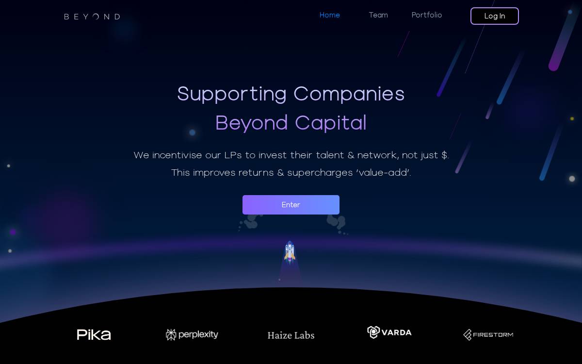 Beyond Capital website preview