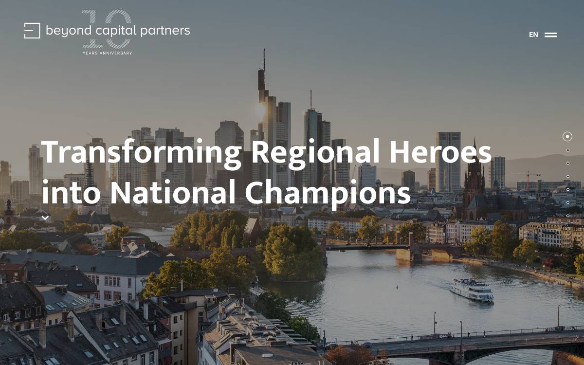 Beyond Capital Partners website preview