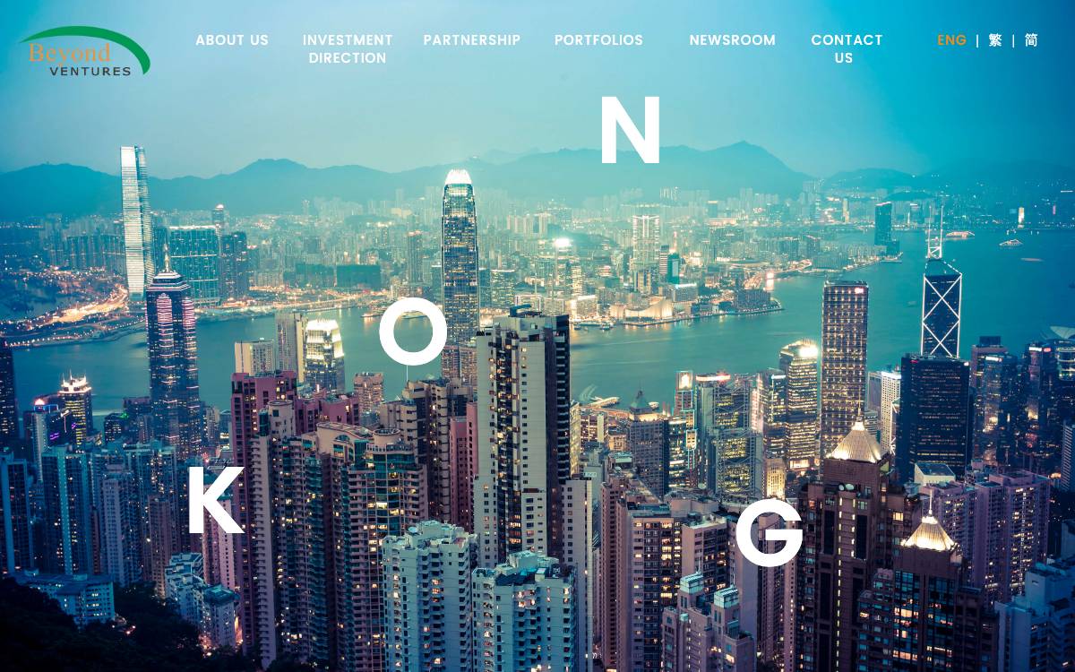 Beyond Ventures website preview