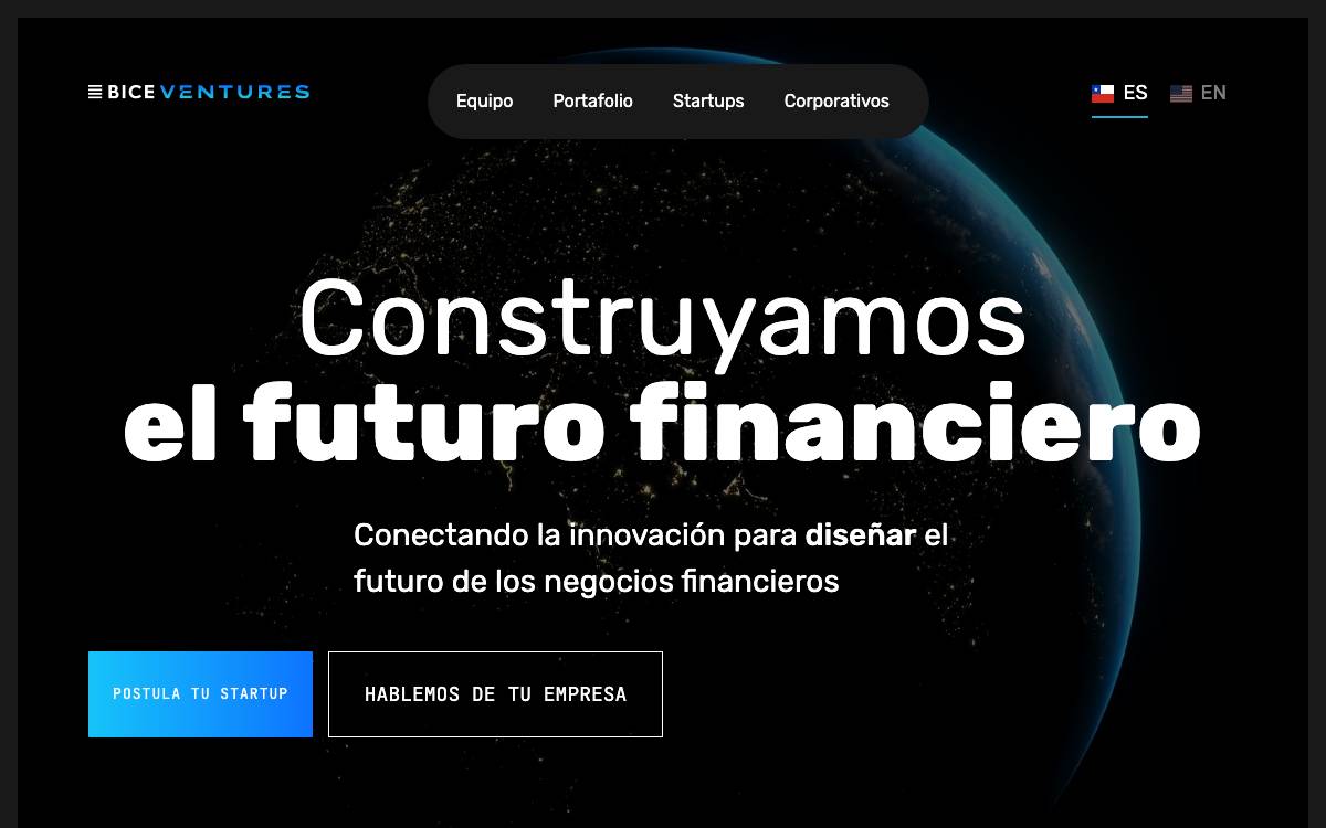 BICECORP Ventures website preview