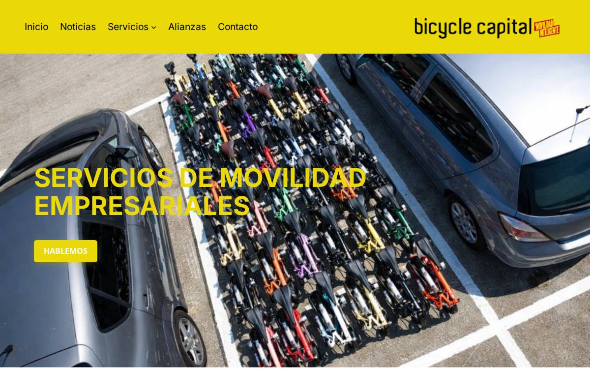 Bicycle Capital website preview