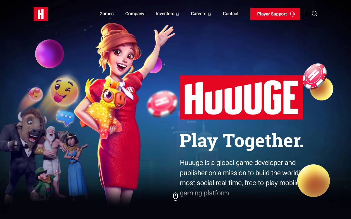 Big Bets (Huuuge Games) website preview