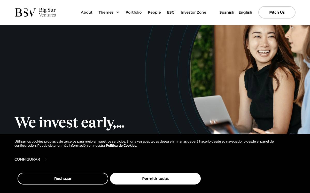 Big Sur Ventures website preview