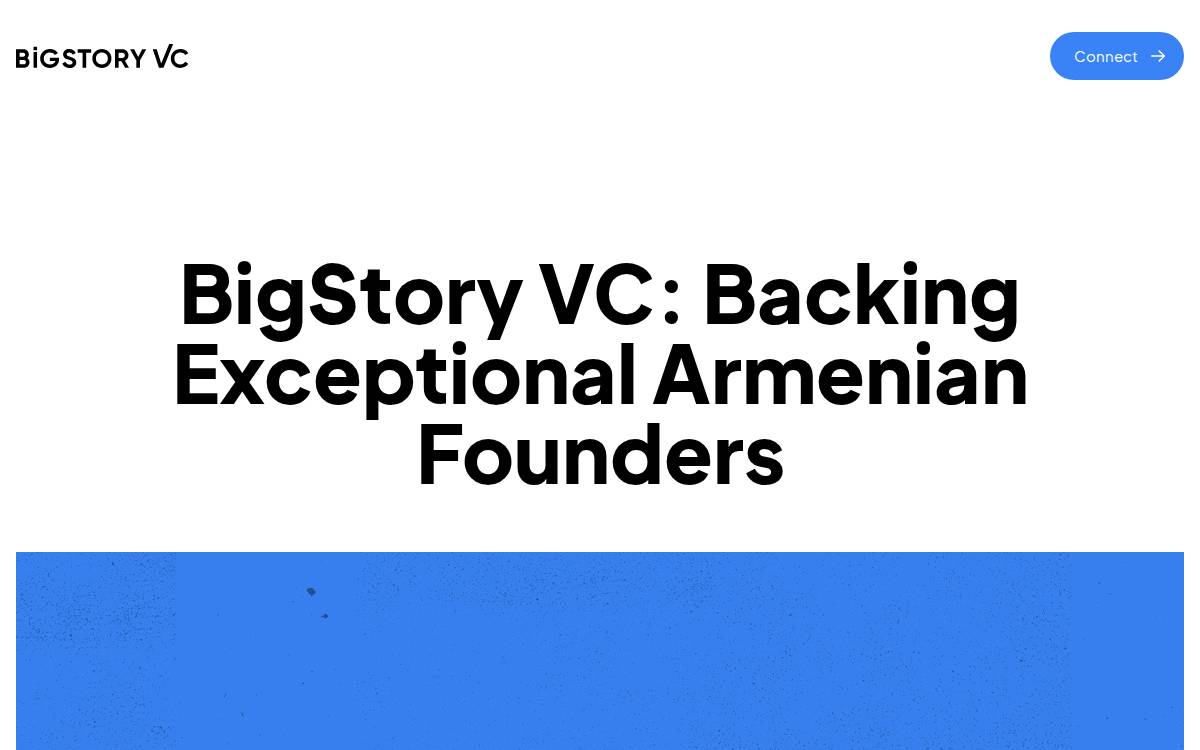 BIGSTORY VC website preview