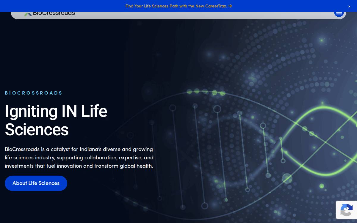 BioCrossroads website preview