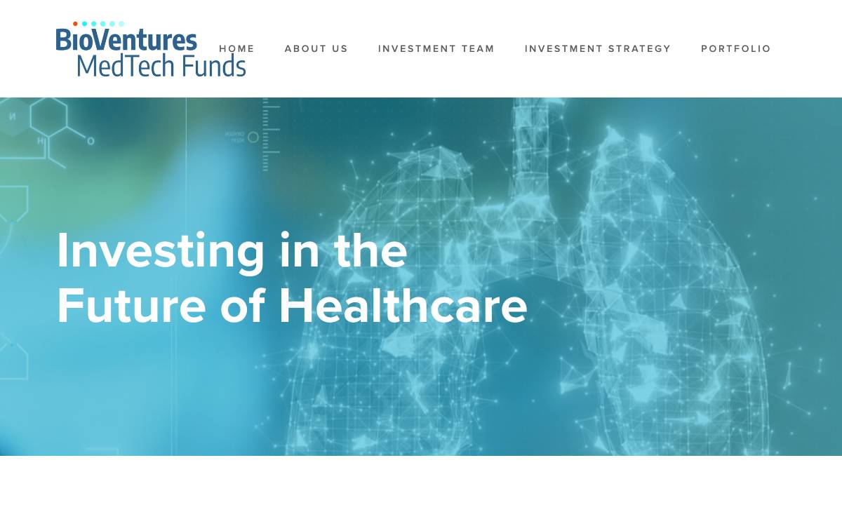 Bioventures Investors website preview