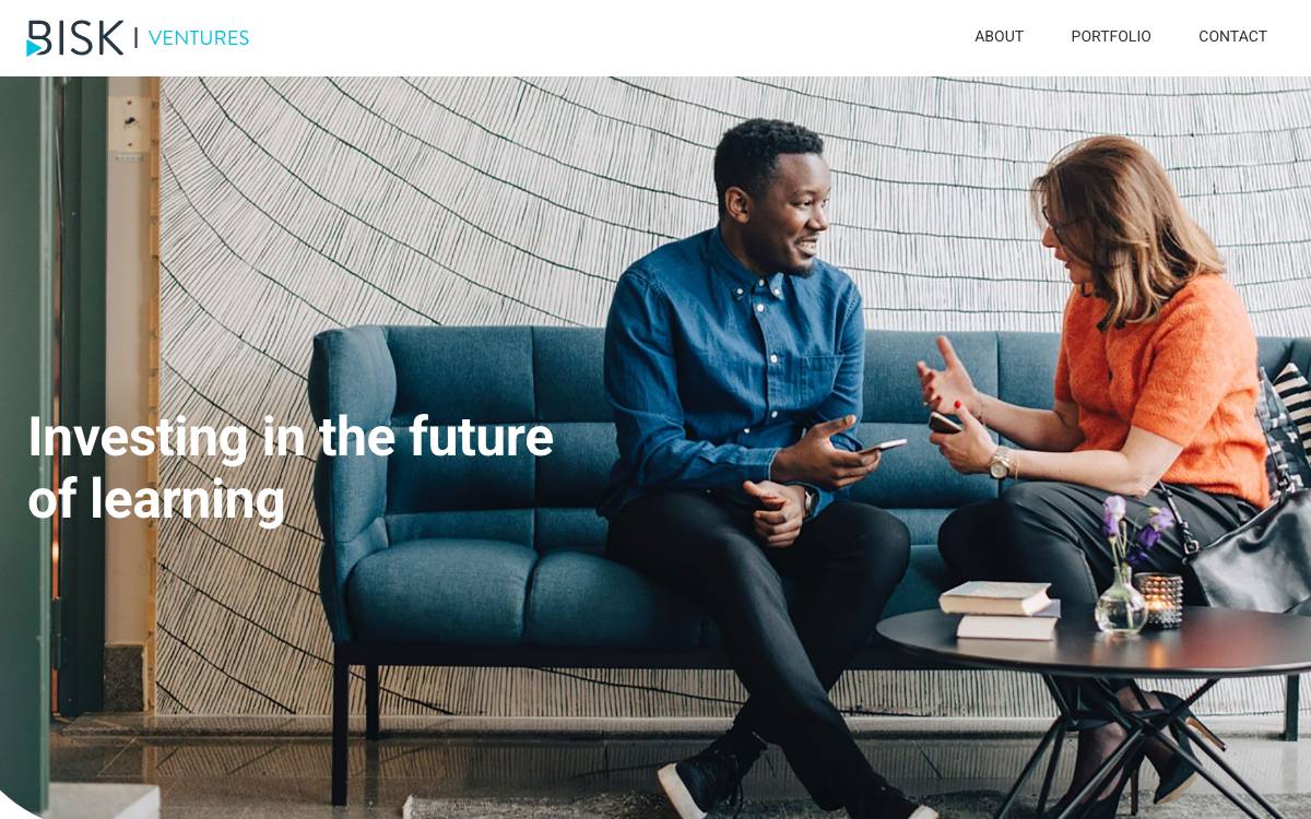 Bisk Ventures website preview
