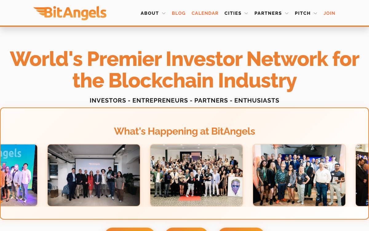 BitAngels website preview
