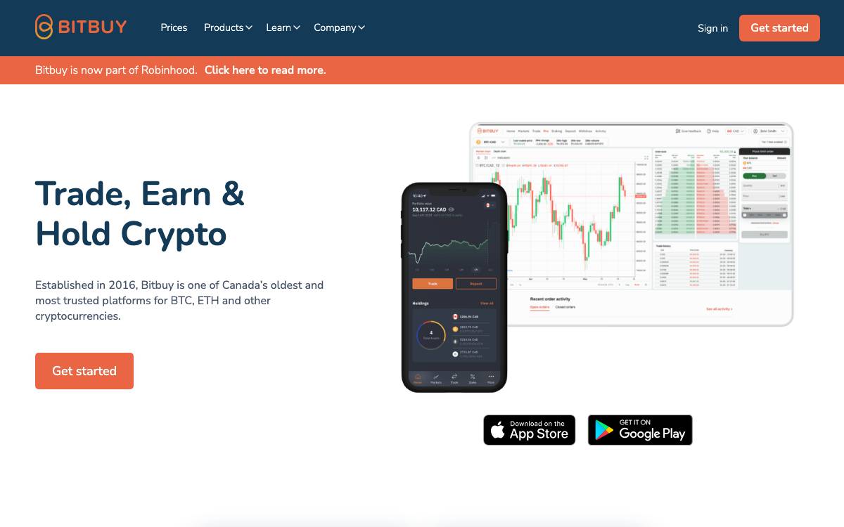 Bitbuy website preview