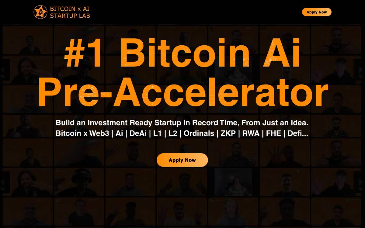 Bitcoin Startup Lab website preview