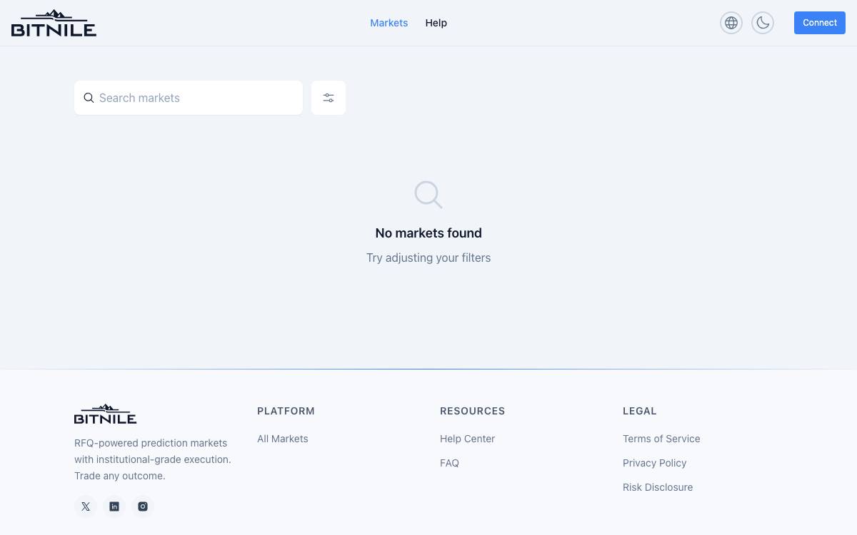BitNile website preview