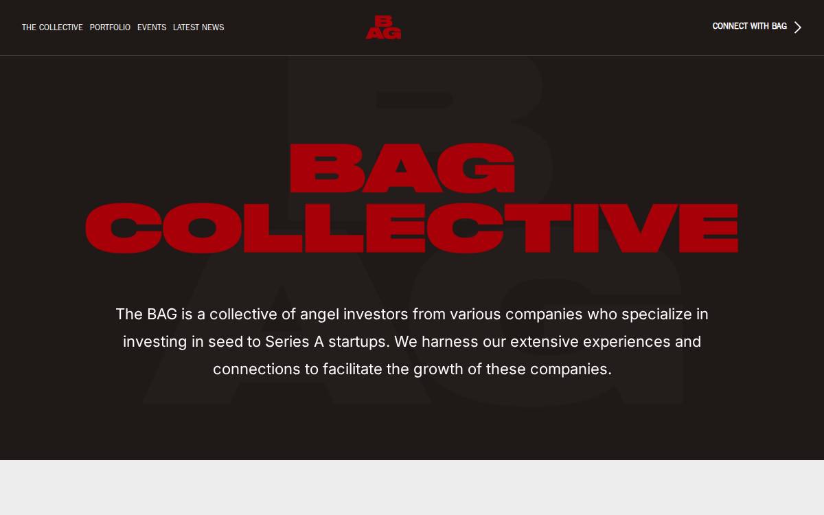 Black Angel Group website preview