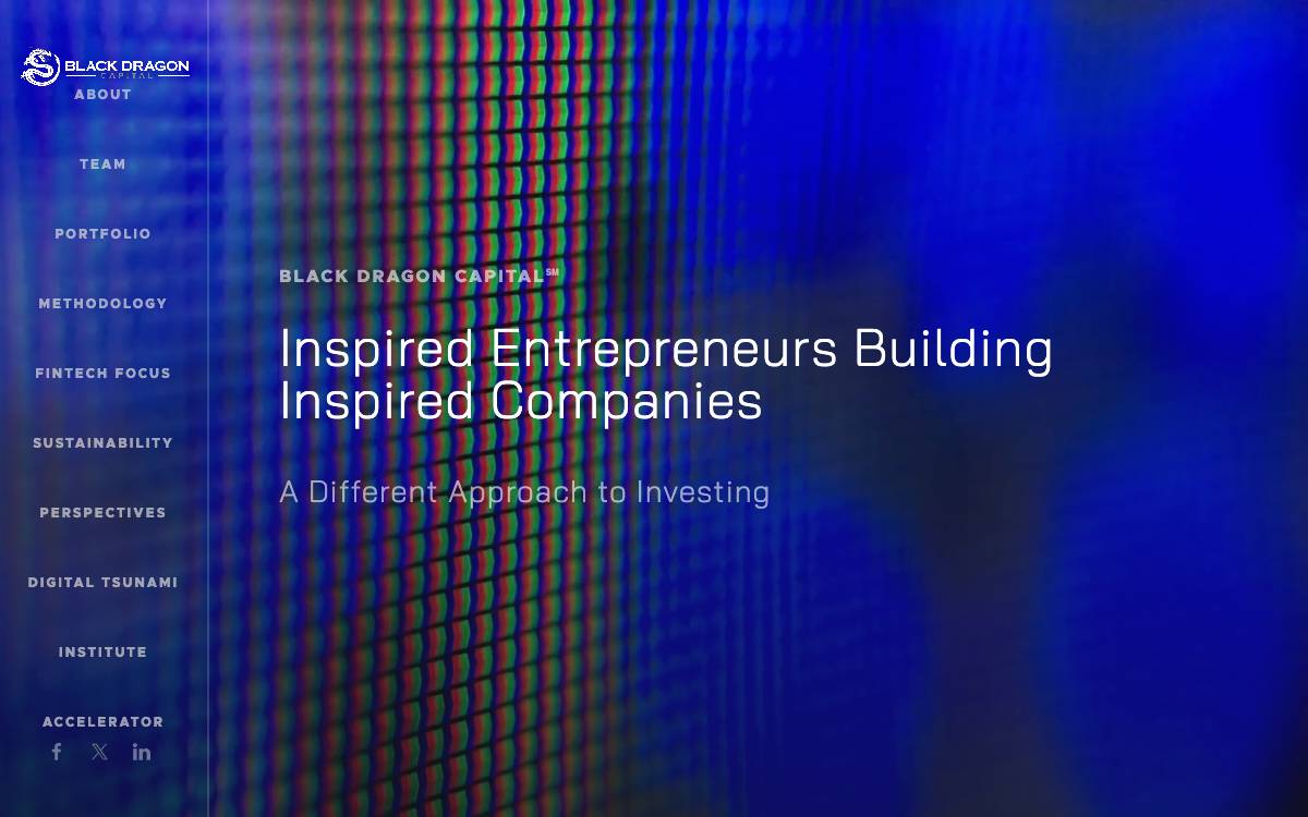 Black Dragon Capital website preview