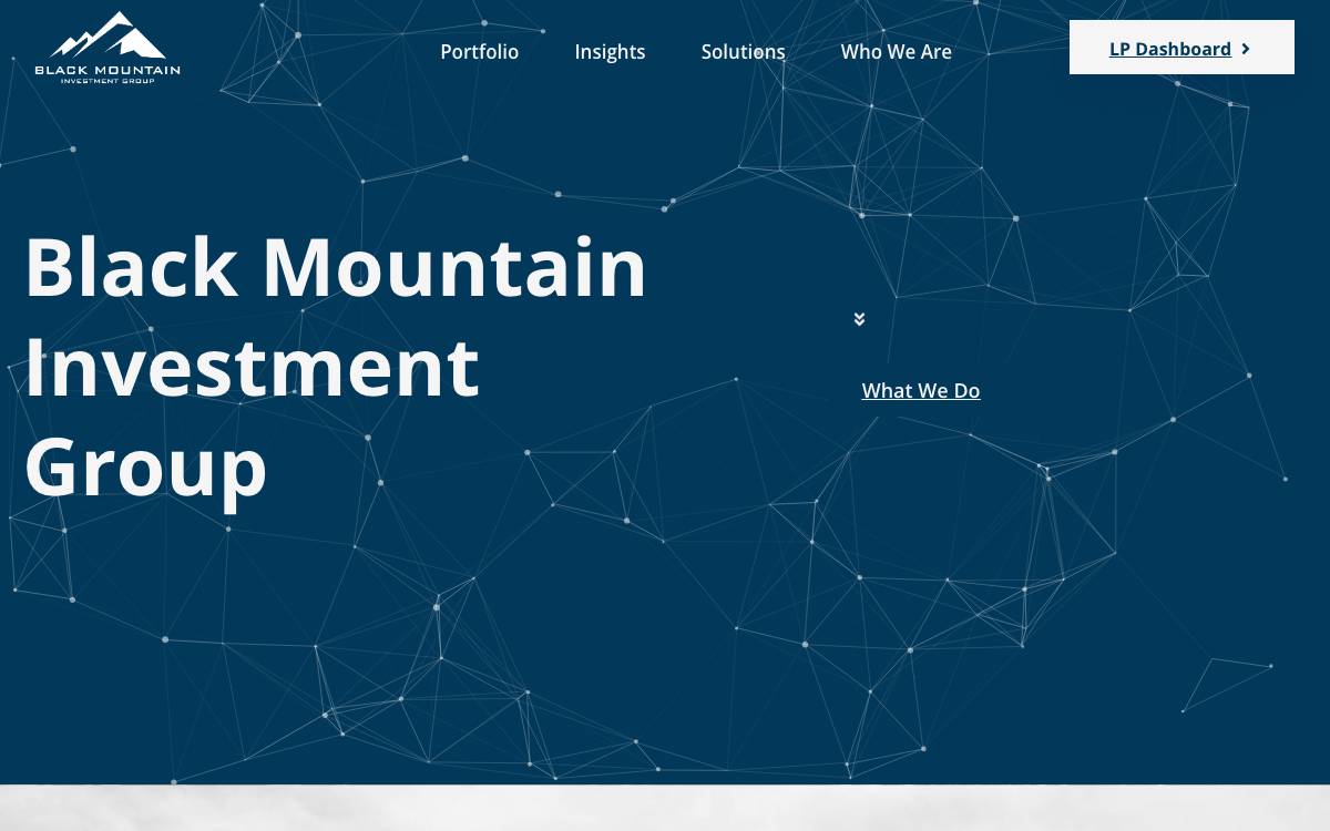 Black Mountain Investment Group website preview