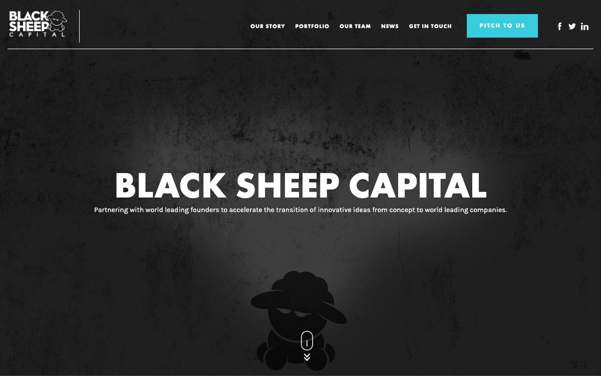 Black Sheep Capital website preview