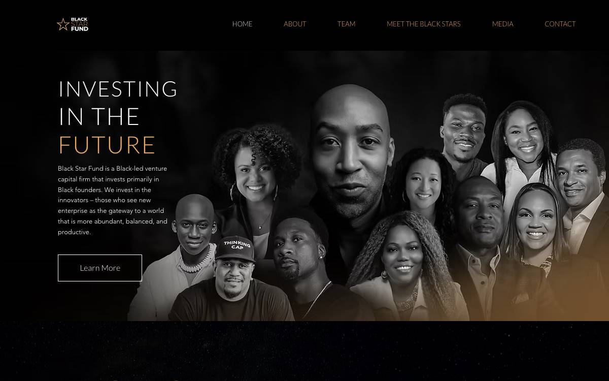 Black Star website preview