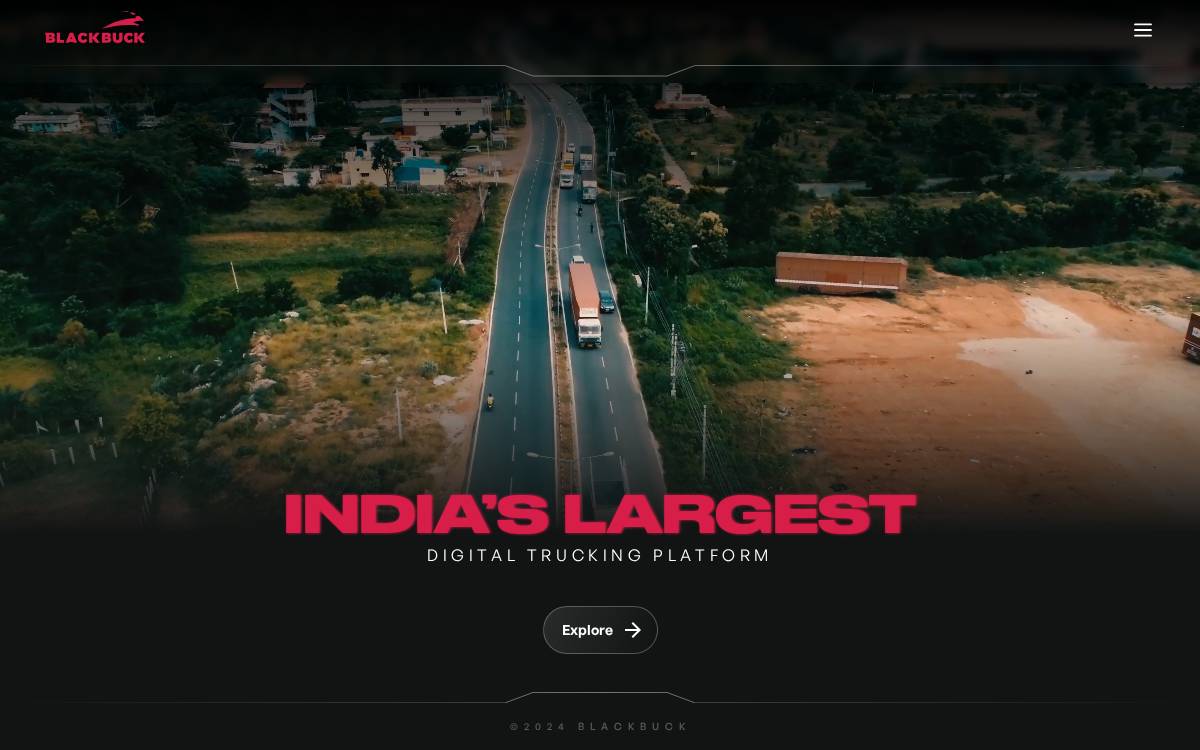 Blackbuck website preview