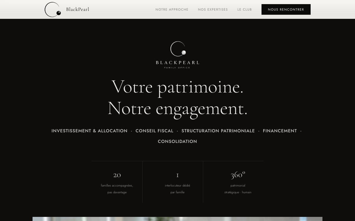 BlackPearl website preview