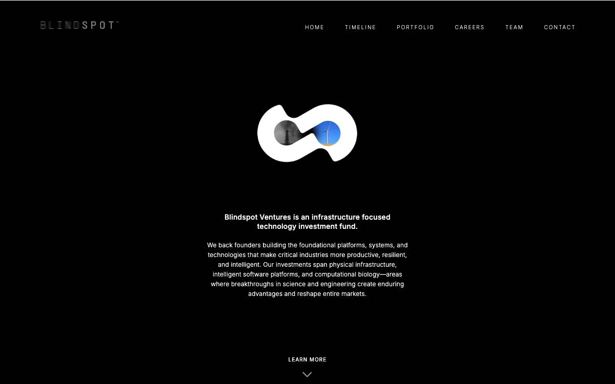 Blindspot Ventures Management Co website preview